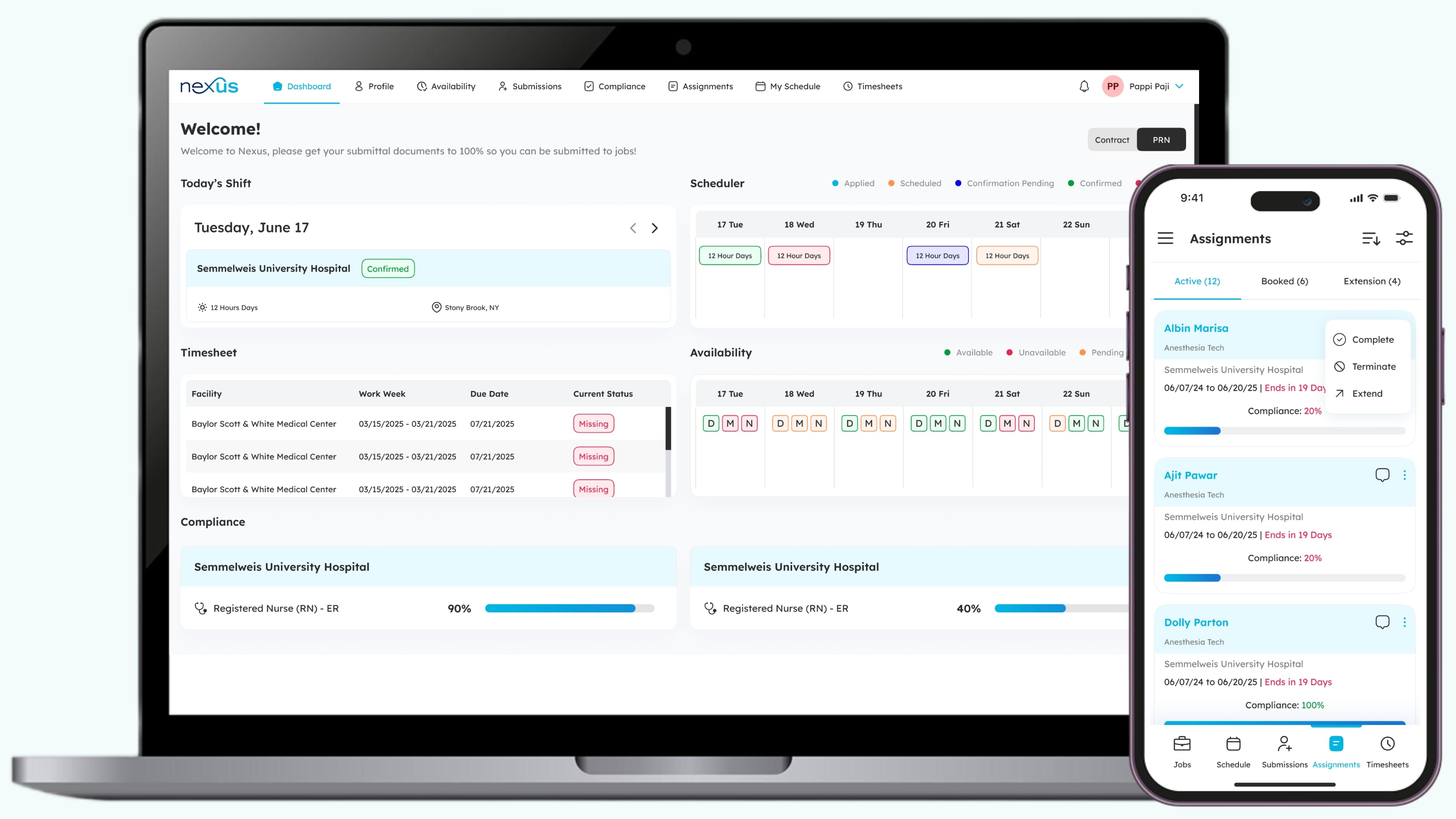 Profile Healthcare VMS Time Capture